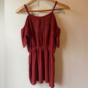 Maurice Off Shoulder Top Adjustable Tank Medium Shirt Sleeve